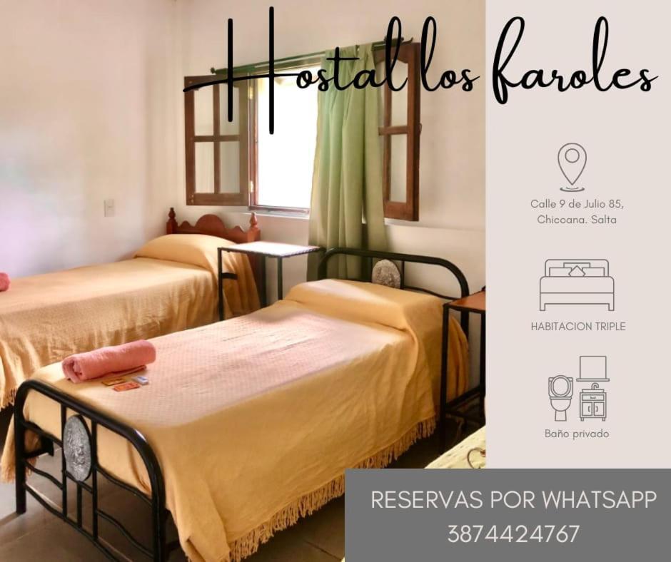 Hostal Los Faroles Chicoana Bagian luar foto